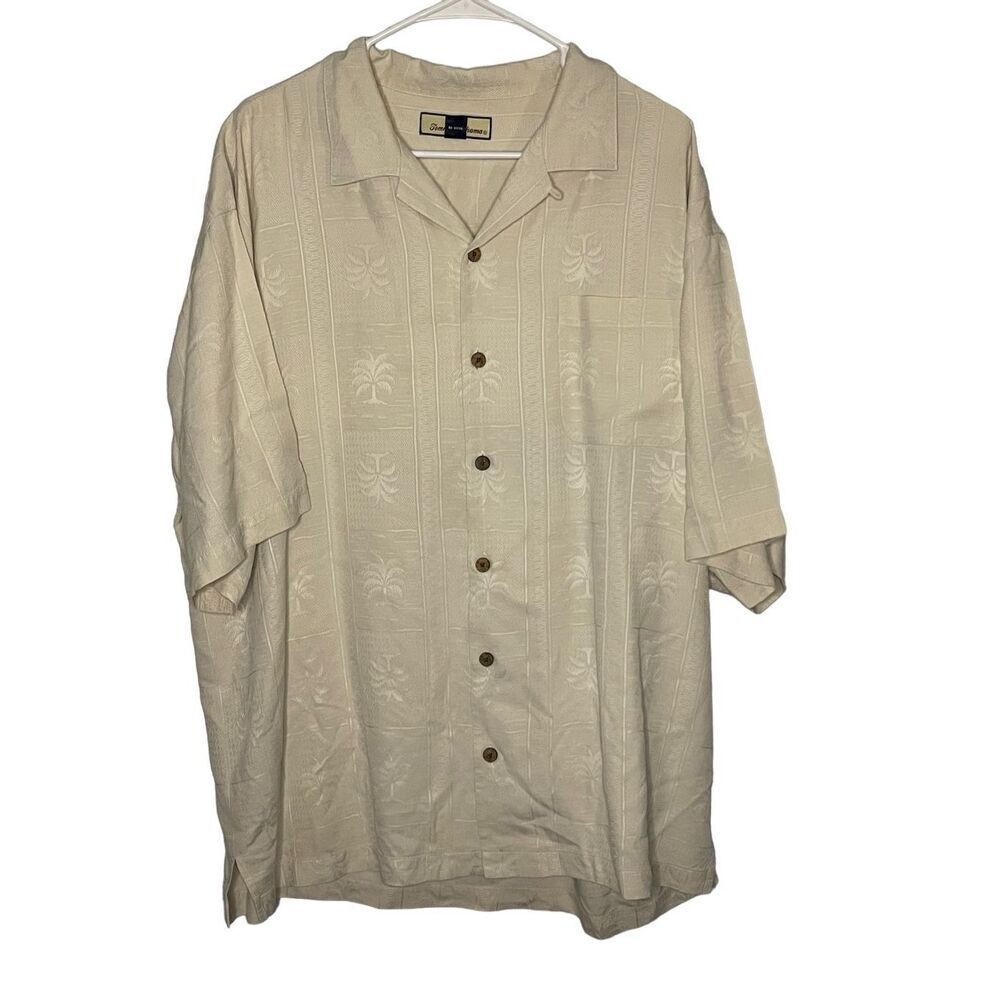 Tommy Bahama 100% Silk Hawaiian Camp Shirt Men’s Size XL